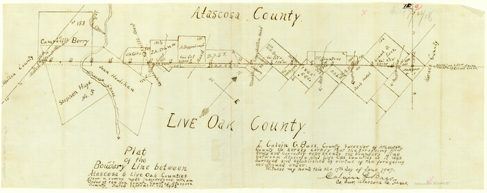 50205, Atascosa County Boundary File 6, General Map Collection