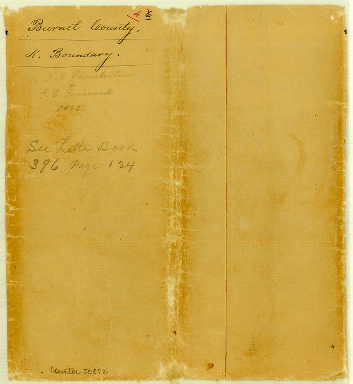 50872, Burnet County Boundary File 4, General Map Collection