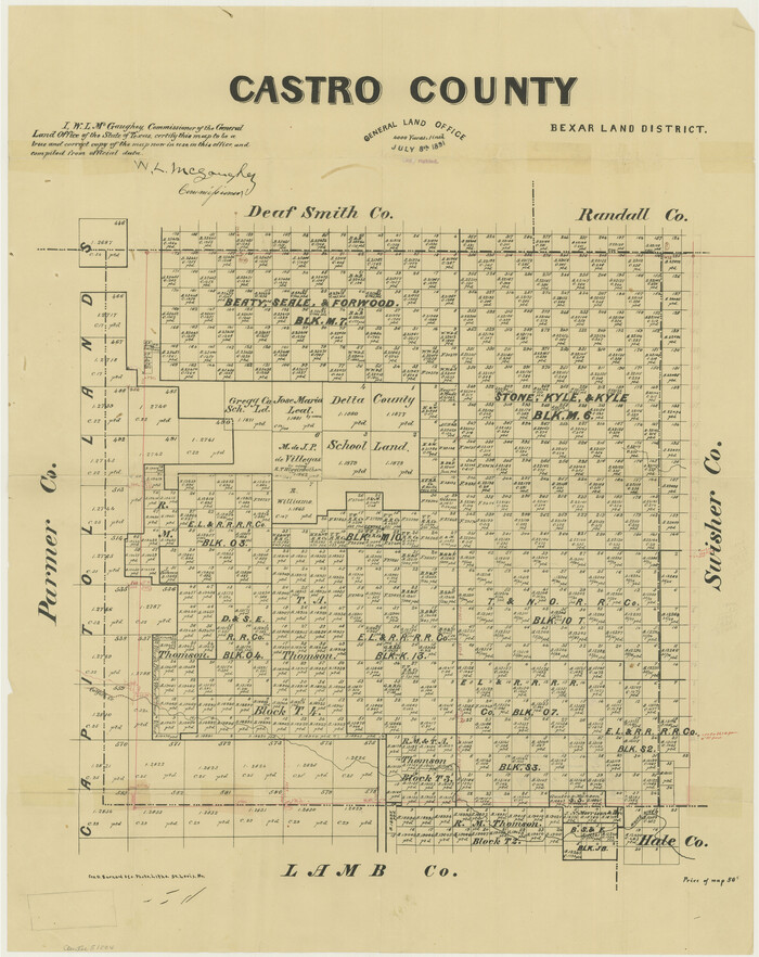 51224, Castro County Boundary File 1c, General Map Collection