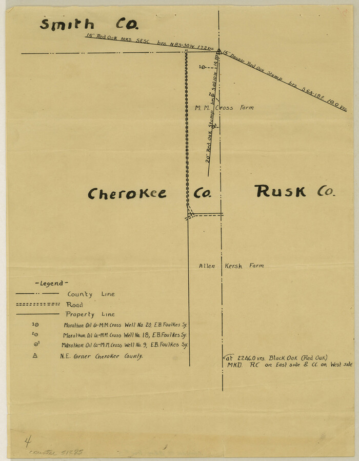 51285, Cherokee County Boundary File 3, General Map Collection