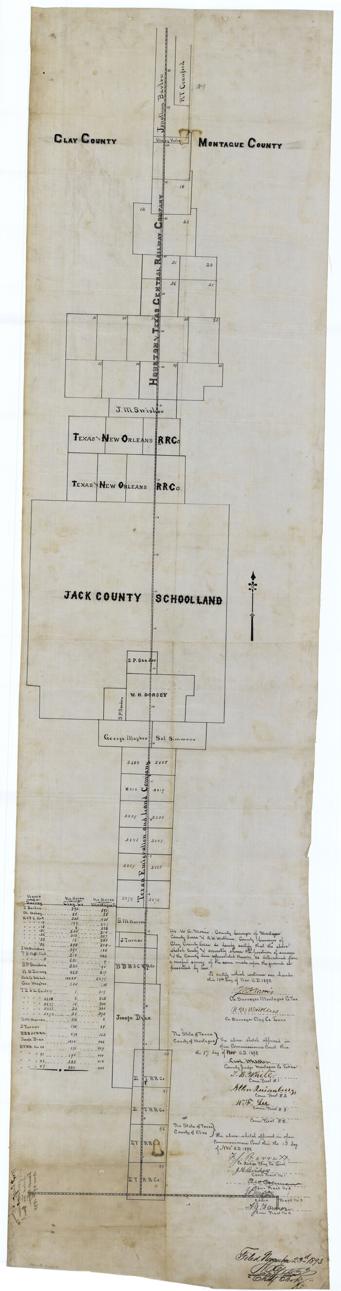 51443, Clay County Boundary File 18a, General Map Collection