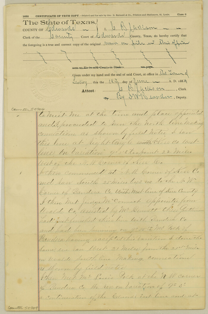 52906, Edwards County Boundary File 27e, General Map Collection
