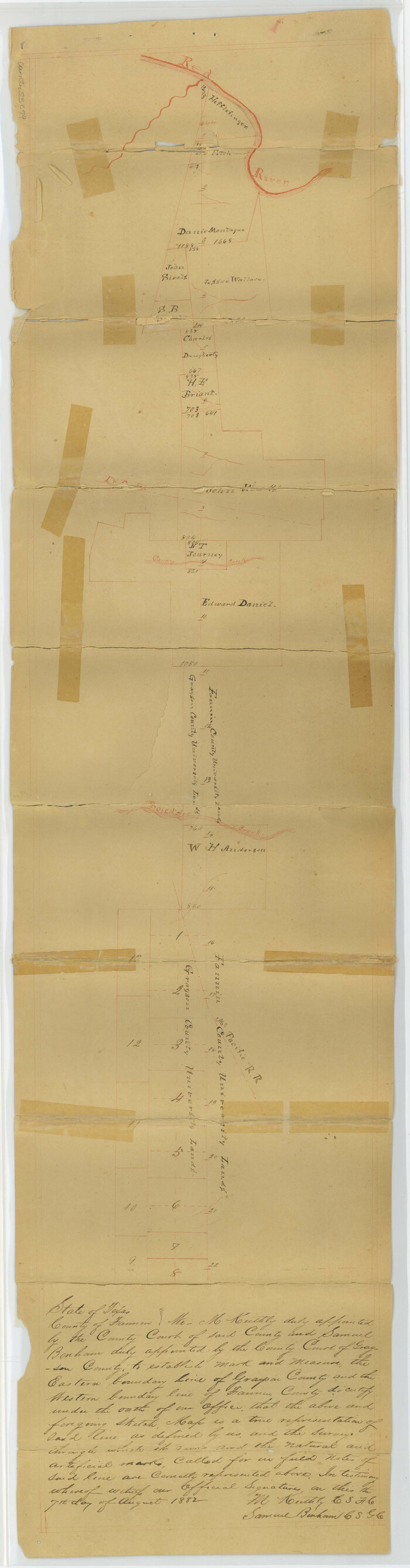 53279, Fannin County Boundary File 1a, General Map Collection