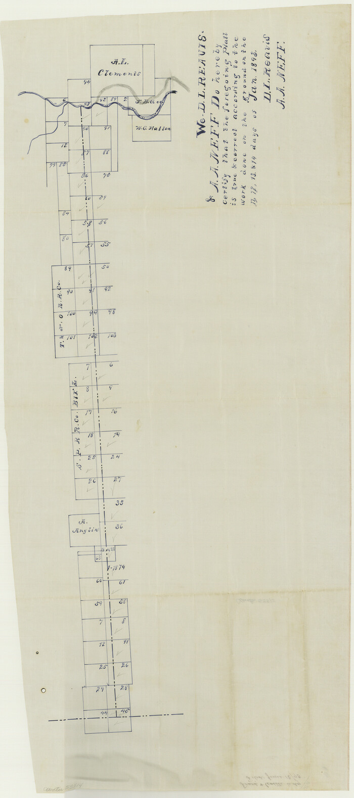 53514, Foard County Boundary File 2a, General Map Collection