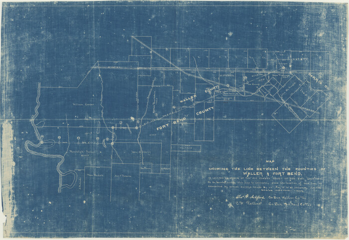 53563, Fort Bend County Boundary File 2a, General Map Collection