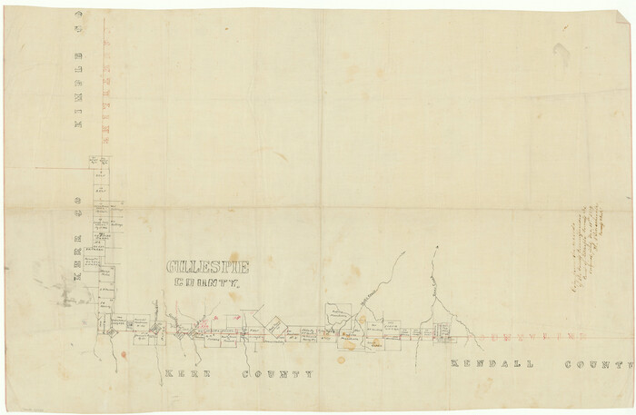 53753, Gillespie County Boundary File 3a, General Map Collection