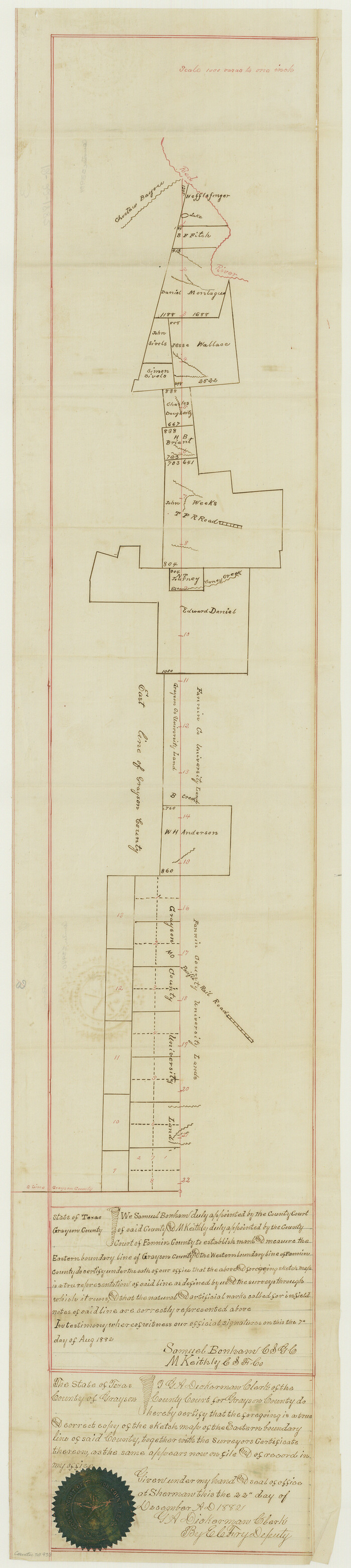 53938, Grayson County Boundary File 2a, General Map Collection