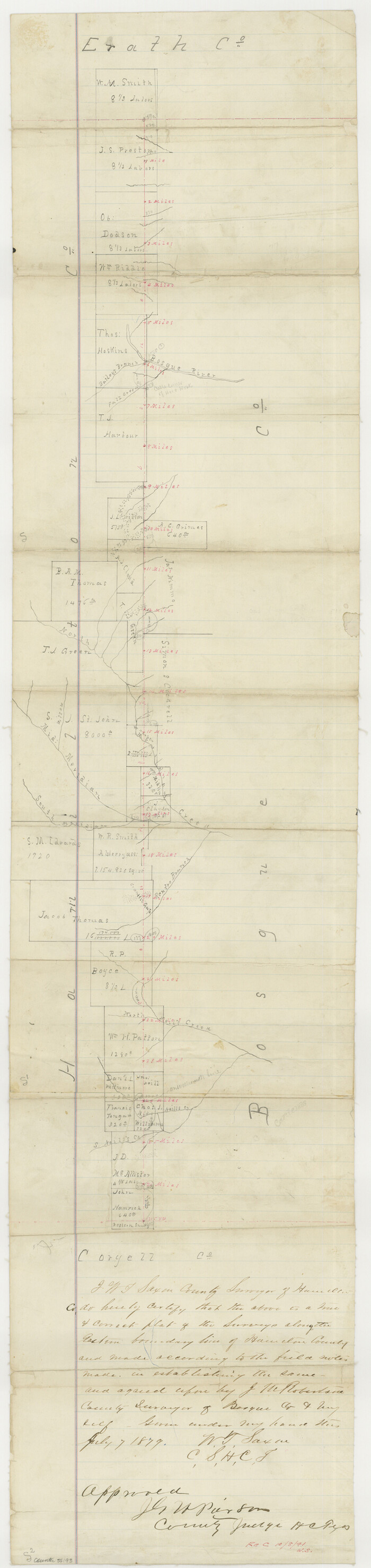 54193, Hamilton County Boundary File 1a, General Map Collection