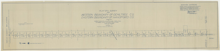 54275, Hansford County Boundary File 3a, General Map Collection