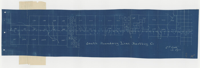54423, Hartley County Boundary File 1, General Map Collection