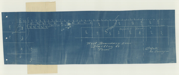 54495, Hartley County Boundary File 4, General Map Collection