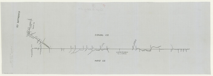 54595, Hays County Boundary File 2a, General Map Collection
