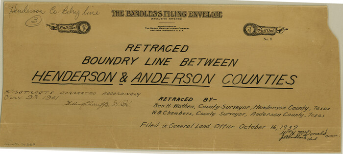 54669, Henderson County Boundary File 3, General Map Collection