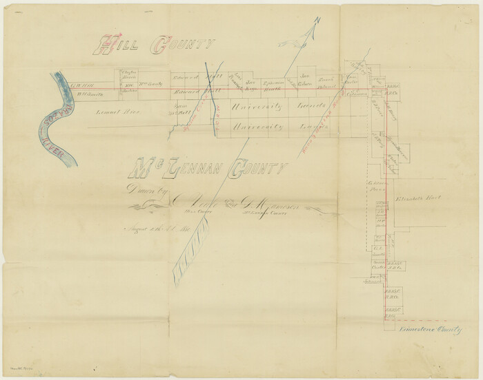 54732, Hill County Boundary File 1a, General Map Collection