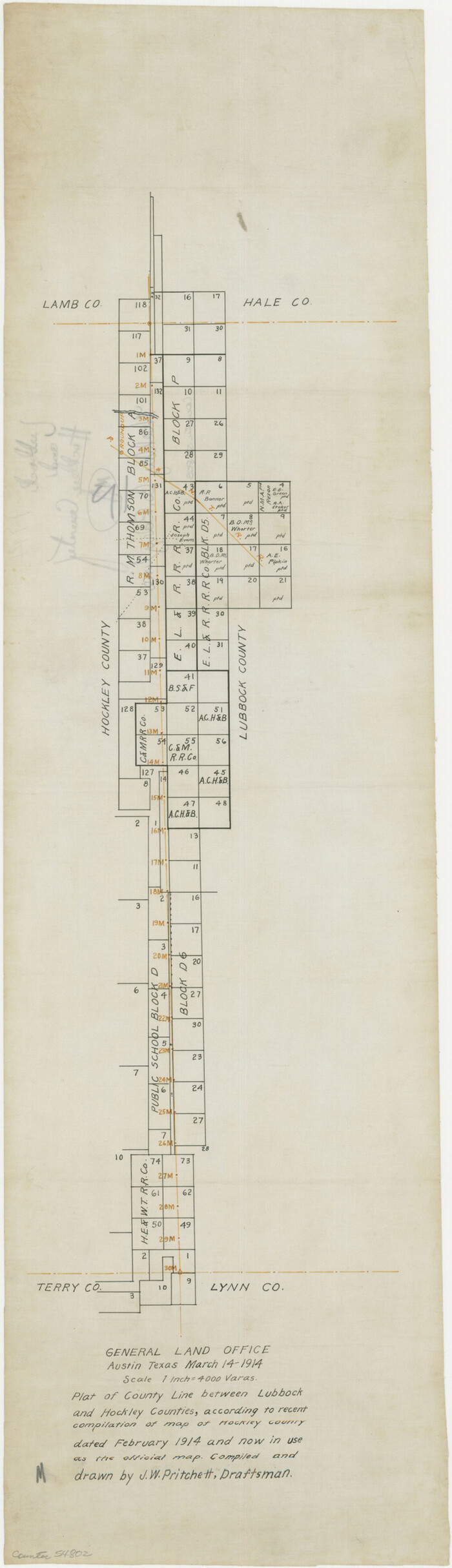 54802, Hockley County Boundary File 2, General Map Collection