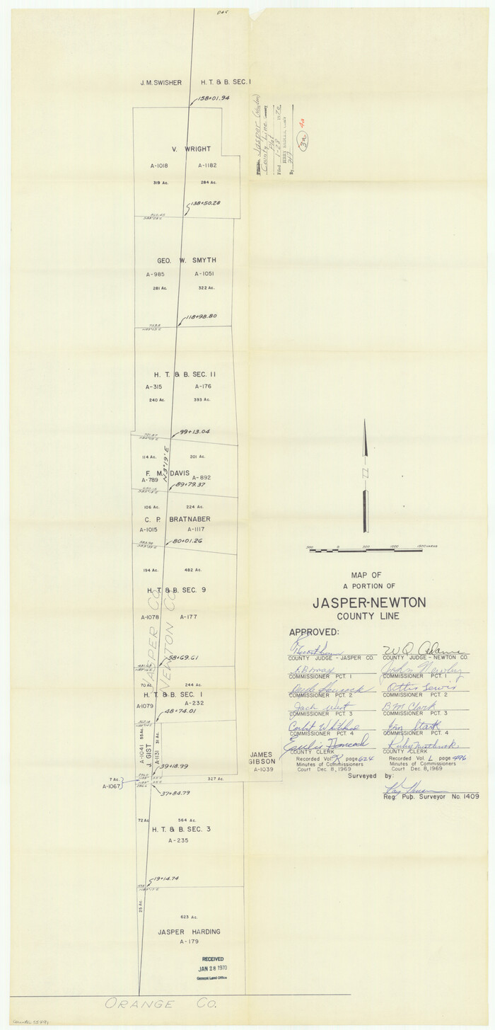 55491, Jasper County Boundary File 4a, General Map Collection
