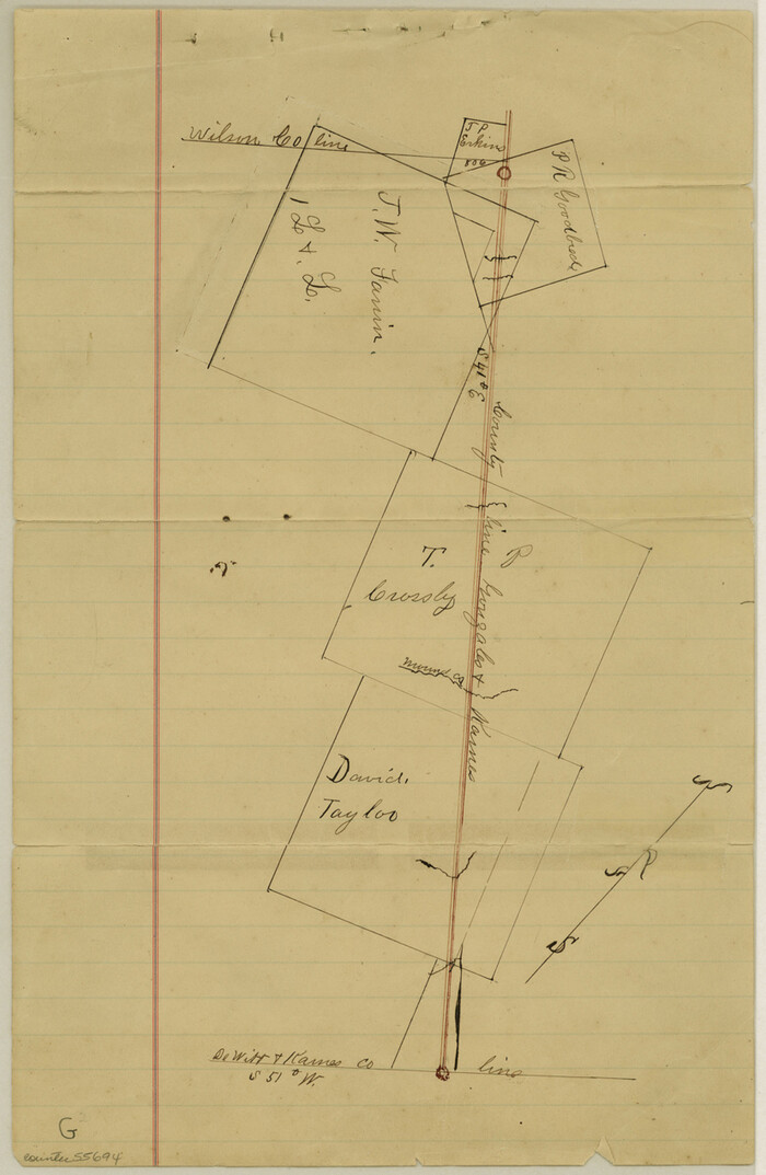 55694, Karnes County Boundary File 3, General Map Collection