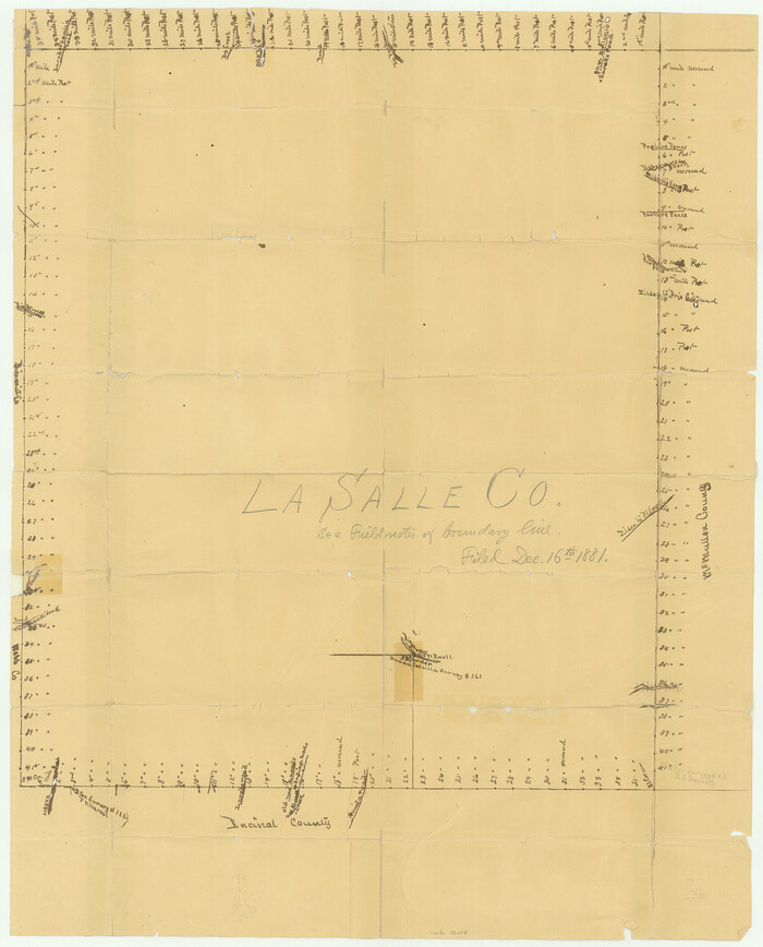 56258, La Salle County Boundary File 57b, General Map Collection