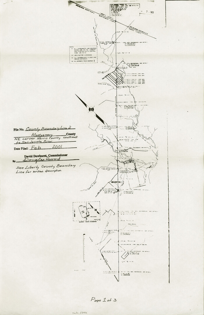 56293, Liberty County Boundary File 2, General Map Collection