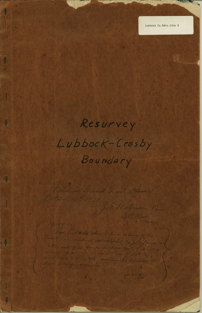 56530, Lubbock County Boundary File 9, General Map Collection