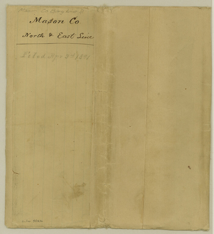 56830, Mason County Boundary File 2, General Map Collection