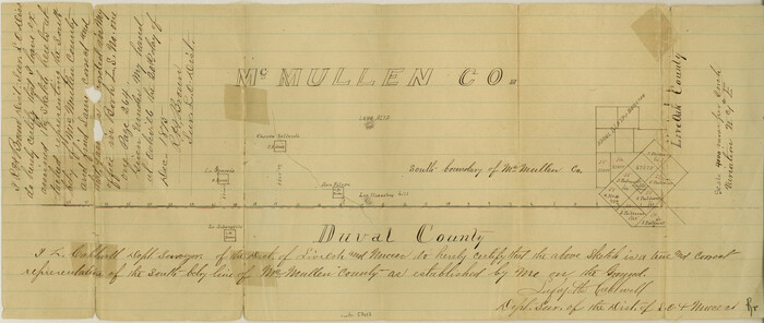 57017, McMullen County Boundary File 7, General Map Collection