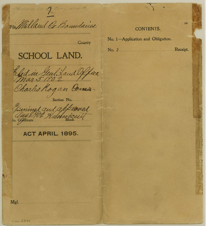 57176, Midland County Boundary File 4, General Map Collection