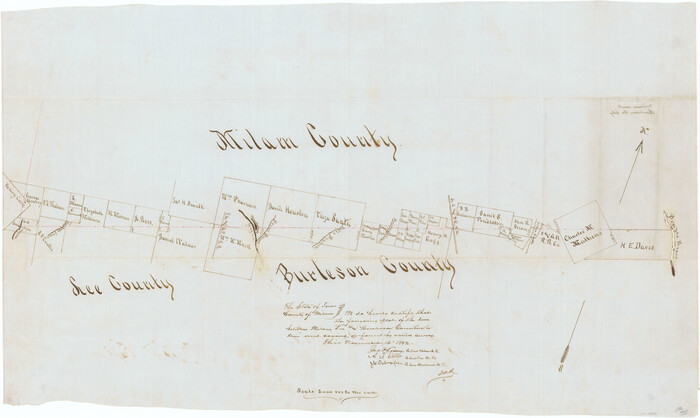 57239, Milam County Boundary File 5b, General Map Collection