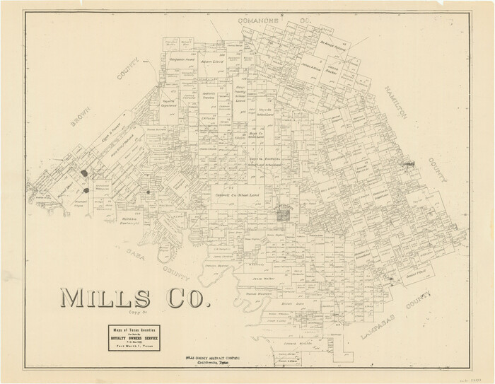 57333, Mills County Boundary File 11, General Map Collection