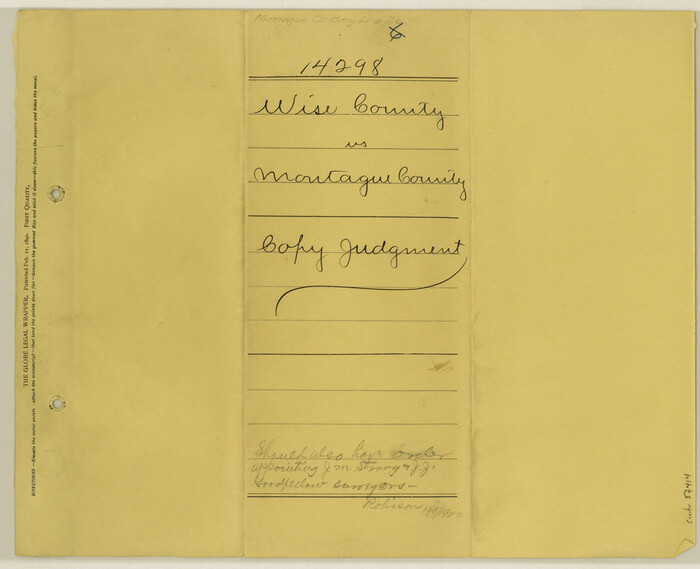 57414, Montague County Boundary File 2b, General Map Collection