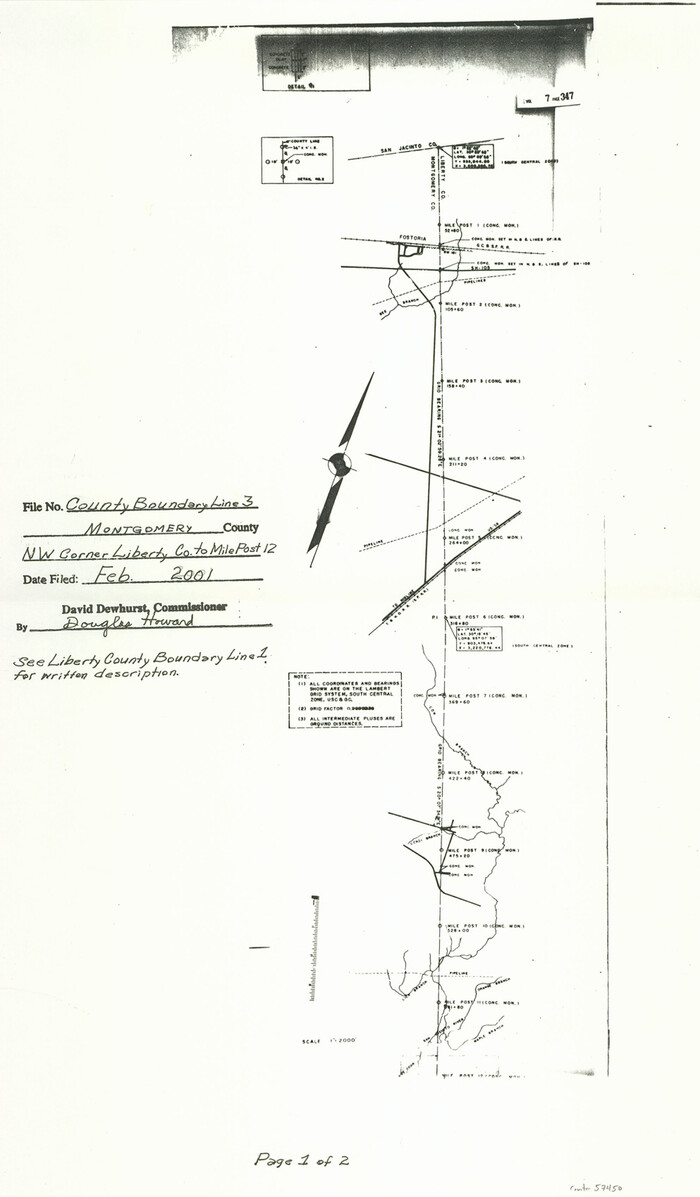 57450, Montgomery County Boundary File 3, General Map Collection