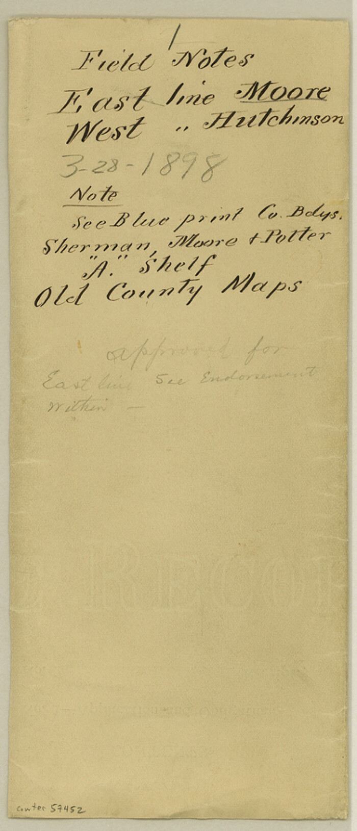 57452, Moore County Boundary File 1, General Map Collection