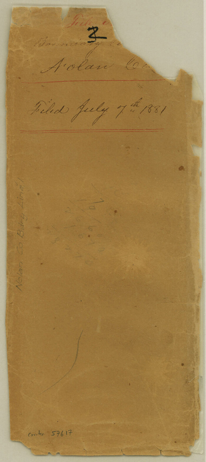57617, Nolan County Boundary File 1, General Map Collection