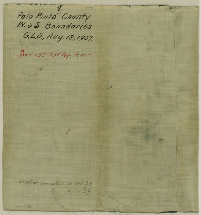 57811, Palo Pinto County Boundary File 4, General Map Collection