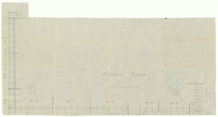 58190, Reagan County Boundary File 2, General Map Collection