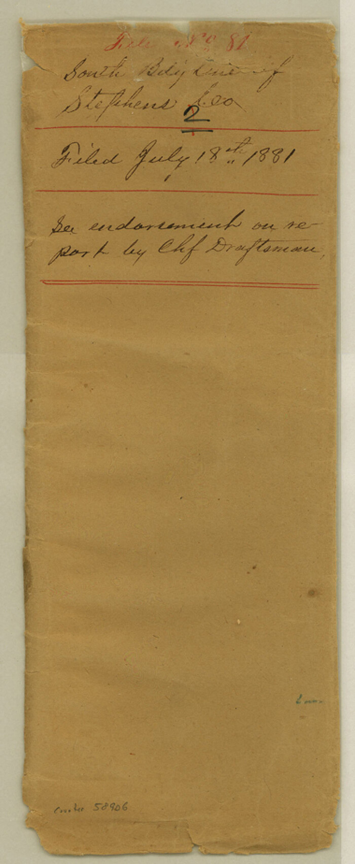 58906, Stephens County Boundary File 81, General Map Collection