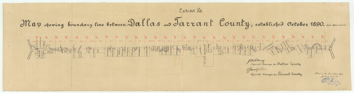 59110, Tarrant County Boundary File 1, General Map Collection