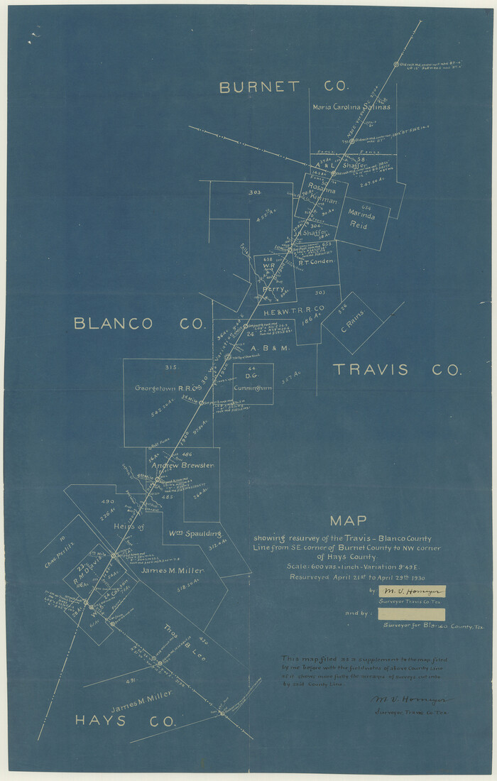 59428, Travis County Boundary File 4a, General Map Collection
