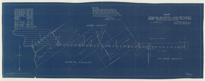 59758, Webb County Boundary File 3b, General Map Collection