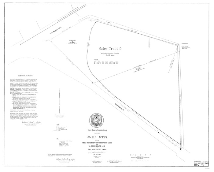 61683, Fort Bend County State Real Property Sketch 9, General Map Collection