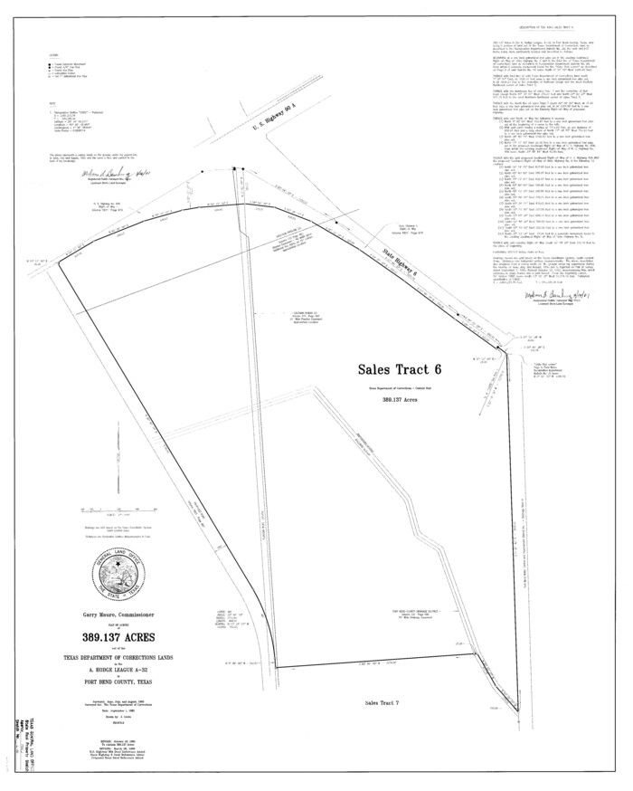 61684, Fort Bend County State Real Property Sketch 10, General Map Collection