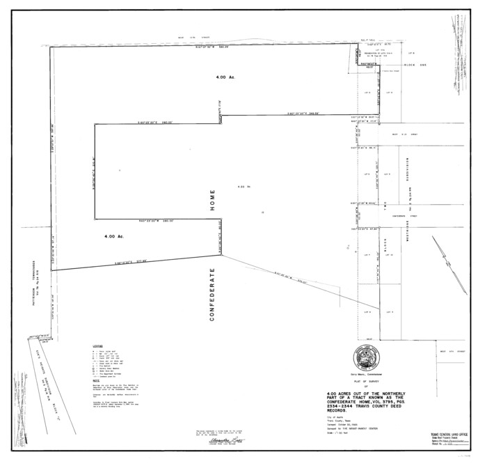 61694, Travis County State Real Property Sketch 3, General Map Collection