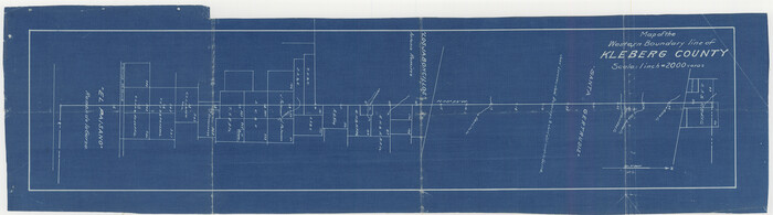 64978, Kleberg County Boundary File 2b, General Map Collection