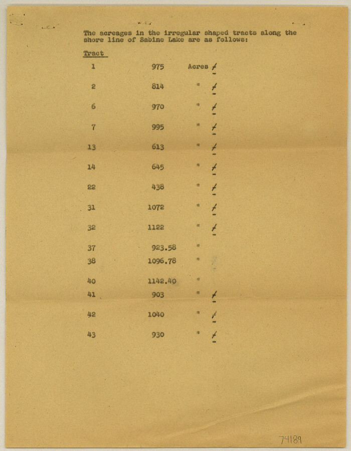 74189, Current Miscellaneous File 76, General Map Collection