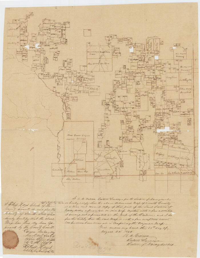 76752, Smith County Sketch File 18, General Map Collection