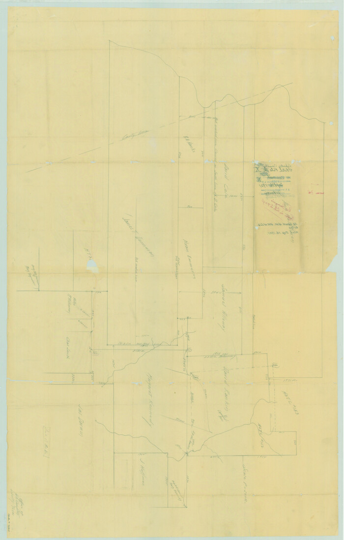 76769, Liberty County Sketch File X, General Map Collection