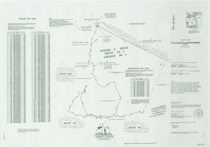 78314, Galveston County NRC Article 33.136 Sketch 16, General Map Collection