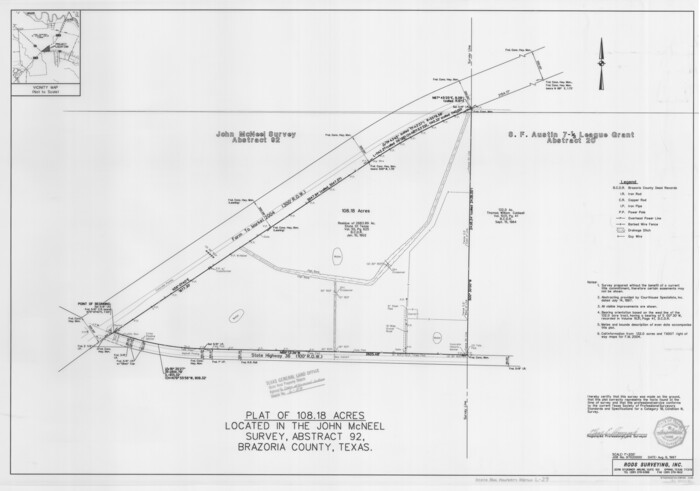 80127, Brazoria County State Real Property Sketch 1, General Map Collection