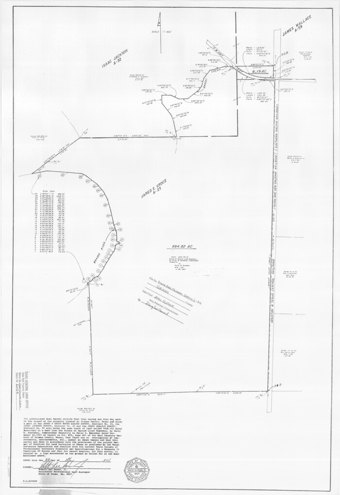80133, Grimes County State Real Property Sketch 1, General Map Collection
