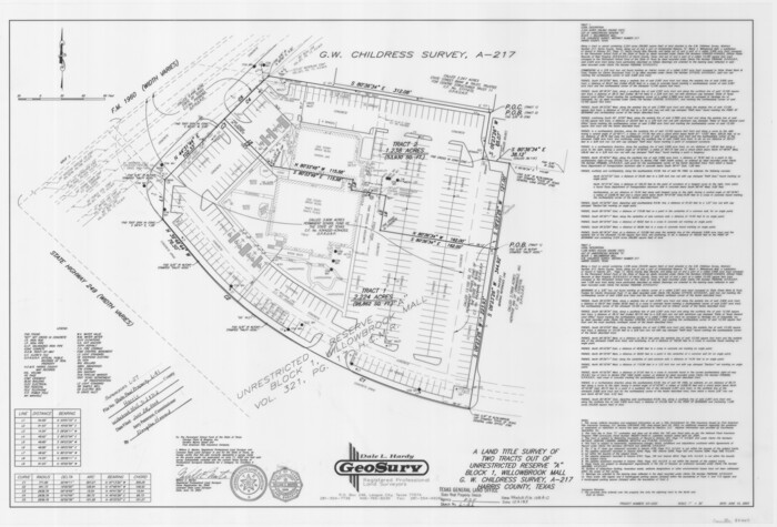 82007, Harris County State Real Property Sketch 5, General Map Collection